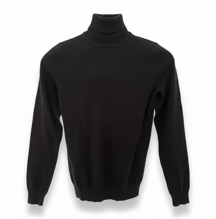 Cafarena negro con cuello largo Talla XS