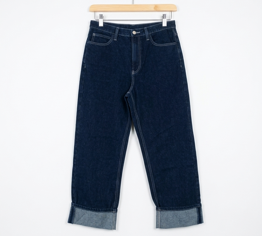 Pantalón Baggy Azul Jeans Talla 32