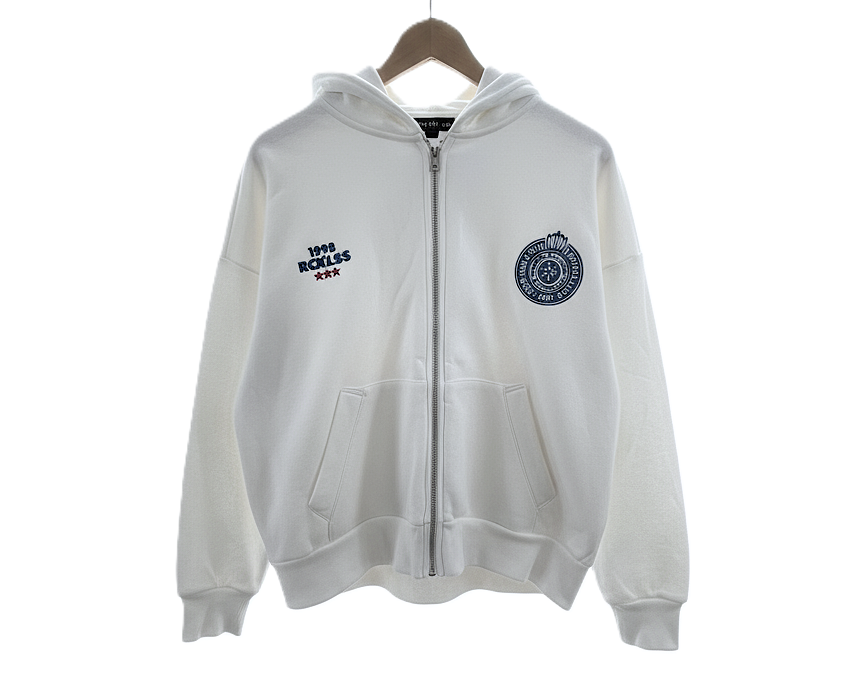 Polera blanca oversiza Talla S