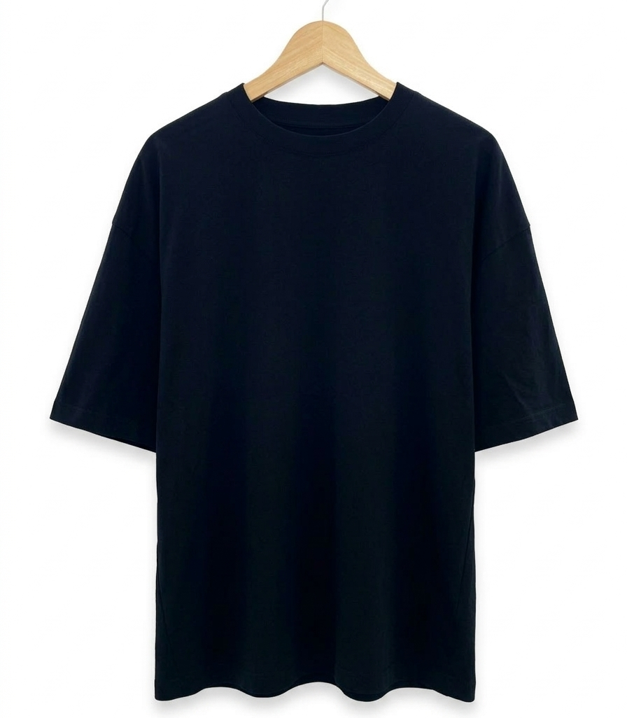 Polo oversize negro Talla M