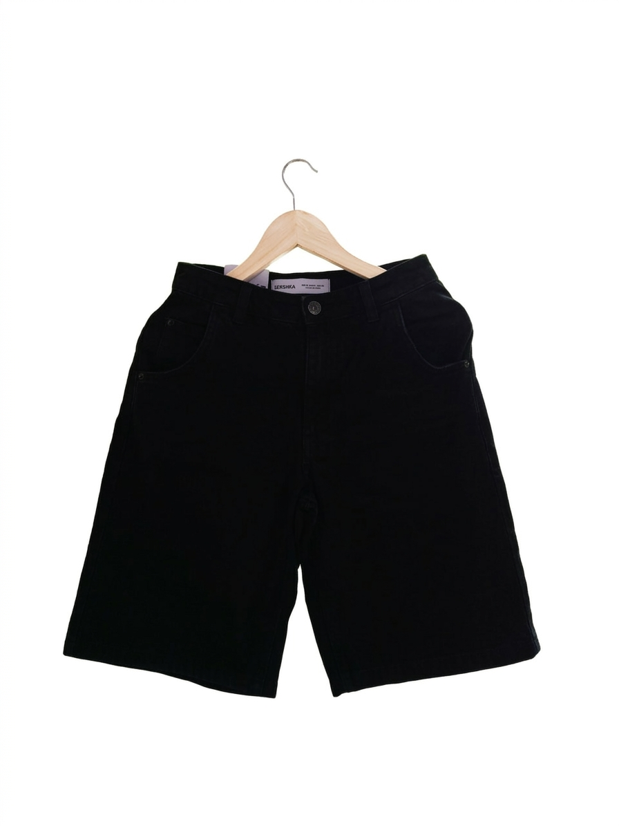 Bermuda Baggy Negro Talla 24